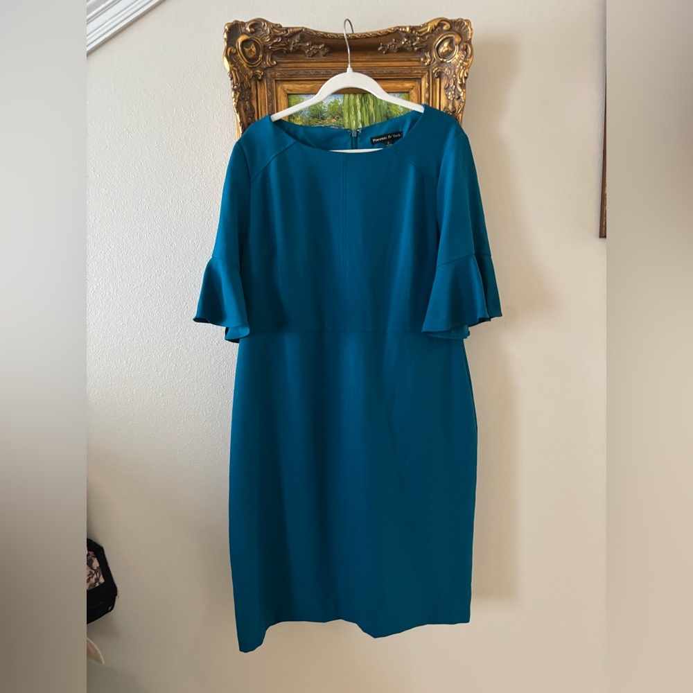 Preston & York Teal Midi Dress
